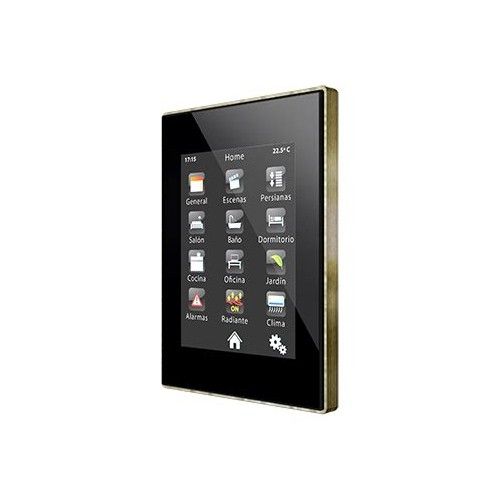 ZENNIO ZAC-BFTMD Brass frame for Z41 family (sample)