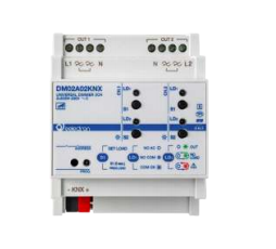 EELECTRON DM02A02KNX 2-CHANNEL DIN DIMMER - 300W
