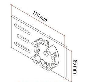 FAAC 132331 SUPPORTO MONOBLOCCO MOTORE