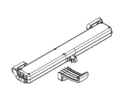TOPP 3A91001 Attuatore a catena C15 230V corsa max 240mm - nero
