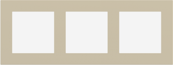 EKINEX EK-D3P-FBL Placca Deep (FF e 71 e 20Venti ) rettangolare - FENIX NTM- beige luxor