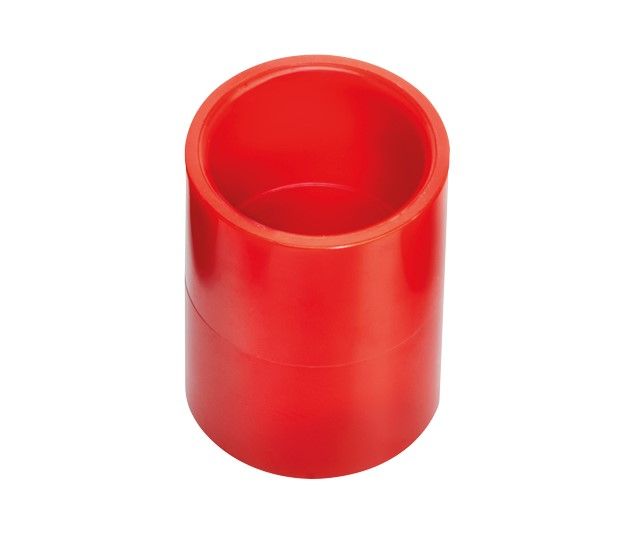 ELKRON FIRE 80RC1010123 AASU25R Manicotto in ABS, diametro 25 mm di colore rosso