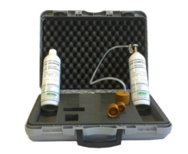 SENSITRON RIB/XXX-34 Disposable cylinders containing titrated mixtures of reactive gases for the calibration of toxic gas detectors. Specify the type of gas in the order. Useful content: 34 litres Dangerous goods: ADR/RID UN 1956, Class 2.