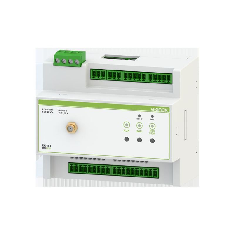 EKINEX EK-IB1 Smart-U PLC con Porta Ethernet o connessione Wi-Fi