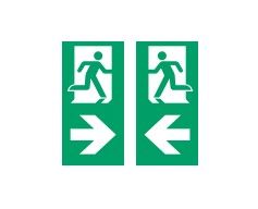 COOPER CSA LIGHTING 40071354539 SX/DX-W LED PANEL, ISO7010, 30 m