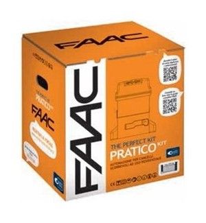 FAAC 105912 Kit Automazione Cancello Scorrevole 600Kg  PRATICO KIT 230V PERFECT