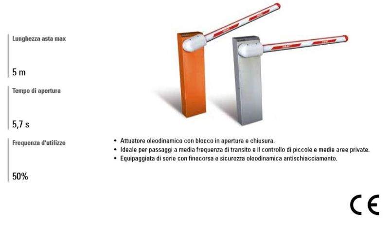 FAAC 104906 GRUPPO BARRIERA AUTOMATICA 230V 615 BPR STANDARD