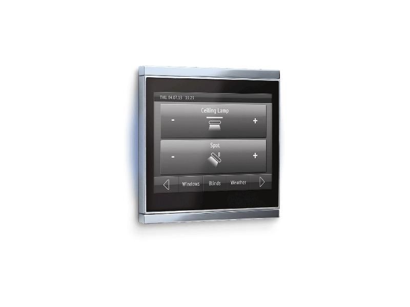 ELSNER 70253 KNX WL Touch Body - black/ chrome glossy KNX Touch