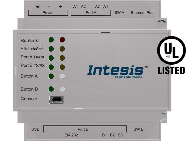 INTESIS INKNXHIS016O000 Sistemi VRF Hisense all'interfaccia KNX - 16 unità