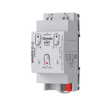 ZENNIO ZIOMN20V2 MiniBox 20V2-2out, 16A