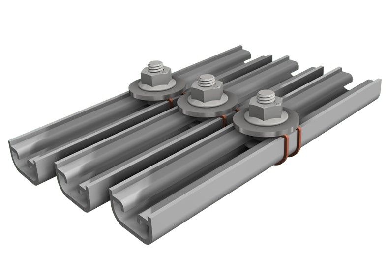 SOMMER 235029 Mounting set (3 pcs.) for Lintelprofile 120 mm.