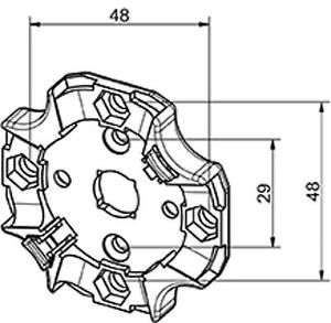 FAAC 132341 SUPPORTO IN PLASTICA PER TM35