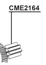 RIB CME2164 PINION GROS.Z8 X COR/SINT ONE