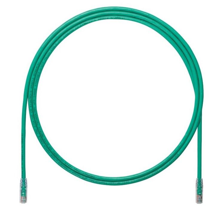 PANDUIT UTP6AL3MGR Copper Patch Cord- Cat 6A- Green- UTP- LSZH Cable