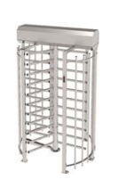 NICE TURNSTILES CAGE3I Single gate with 3-arm rotor, 120° angle - AISI 304 polished stainless steel structure