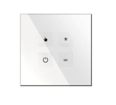 BLUMOTIX BX-Q04WP Tastiera KNX personalizzabile quadrata 80X80mm 