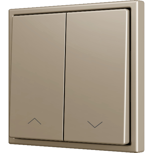 ZENNIO ZS702PB2SHC ZS70. Double Soft push button for 2 binary inputs