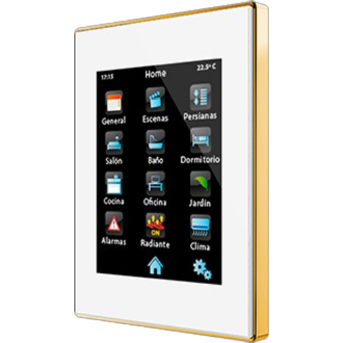 ZENNIO ZAC-GFTMD Golden frame for Z41 family (sample)