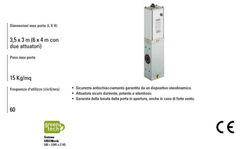 FAAC 104502 OPERATORE 580 SB 0,75 LT