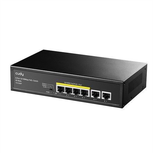 SKILLEYE SNE-SM040002P2IV02 Industrial Switch, 4x 10/100/1000Base-T POE/POE+,