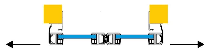 CAME 818XA-0063 S30 ANTE 1M+1ML2060-H2490 MM
