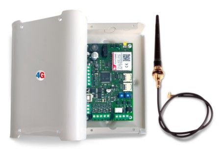 AVS ELECTRONICS 1170129 Interface and telephone dialer on bidirectional LTE/4G networks in a container