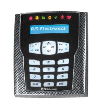 AVS ELECTRONICS 1111127 A500 CARBON PLUS Tastiera LCD smart con audio e lettore NFC, Carbon look