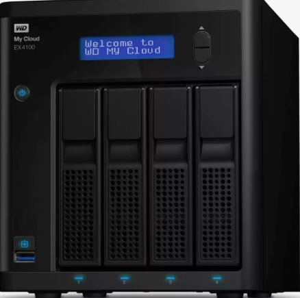 WESTERN-DIGITAL WDBWZE0000NBK My Cloud EX4100 0TB EMEA 