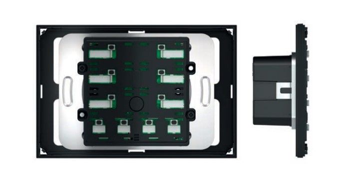 EKINEX EK-E20-TP-10L-R Pulsantiera 10 tasti con LED - Scatola rettangolare