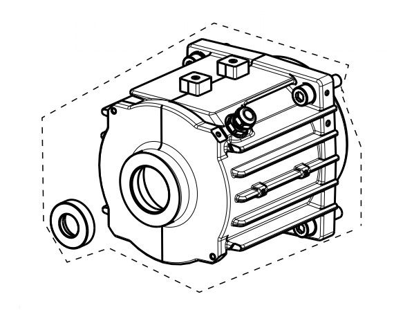 RIB BA00150 R CAMPANA+STAT. SUPER 4000/3000 FAST 230-400V/50-6
