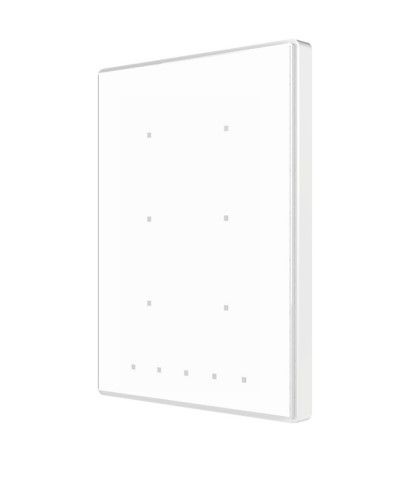 ZENNIO ZVI-TMDP6-PW ZVI-TMDP6-PW TMD Plus KNX Capacitive Touch Switch, 6 buttons, white