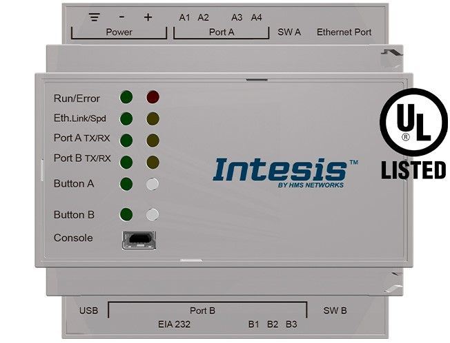 INTESIS INKNXPAN016O000 Panasonic ECOi- ECOg and PACi systems to KNX Interface - 16 units