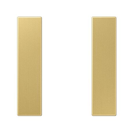 JUNG ME2501TSAC Copritasti per sens. 1 canale F50- mod. LS990- ottone classico