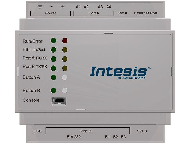 INTESIS INMBSMIT050C000 Mitsubishi Electric City Multi systems to Modbus TCP/RTU Interface - 50 units