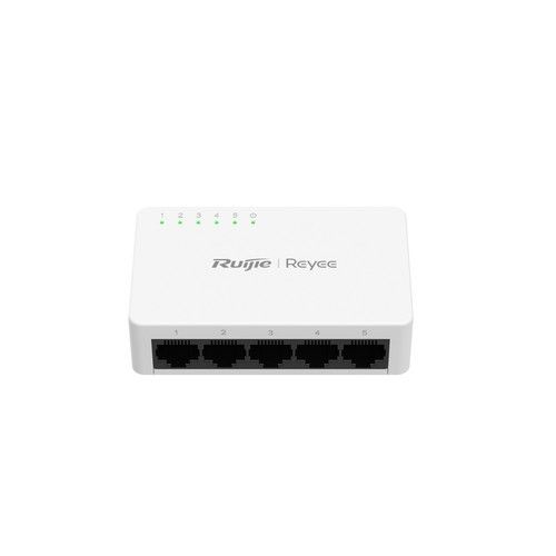 RUIJIE RG-ES05F 5-Port 10/100Mbps Desktop Plastic Switch