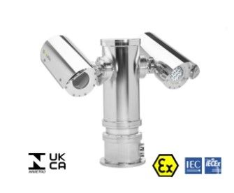 TKH SECURITY EX-PTZ24D Telecamera EX PTZ con illuminazione IR integrata, 316L 24VAC