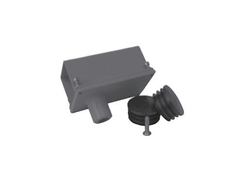 ALLMATIC 64100239 ROUND ROD FIXING HUB X BRT DIAMETER 80+CAPS