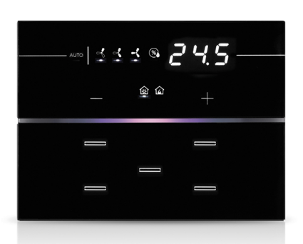 EELECTRON 9025GT307B03-R DOPPIO VETRO - 3 MODULI - DISPLAY RESIDENZIALE - NERO