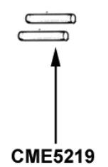 RIB CME5219 SPACER X ARTICULATED ROD D=80