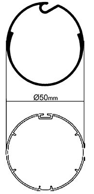 FAAC 132003 ADATTATORE PER TM35 TUBO DEPRAT 50