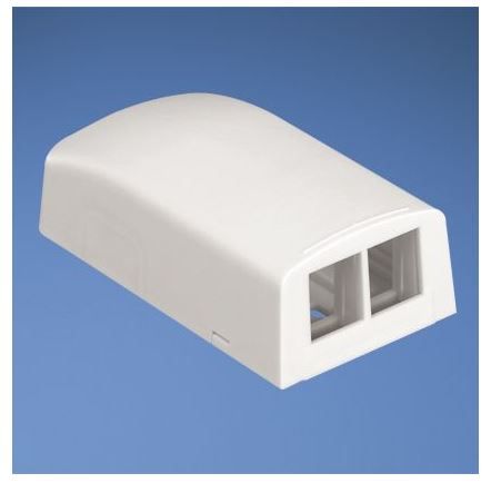PANDUIT NK2BXIW-A NK 2-Port Surface Mount Box- Off White