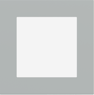 EKINEX EK-DQG-FGE Placca Deep (FF e 71 e 20Venti ) quadrata-FENIX NTM grigio efeso