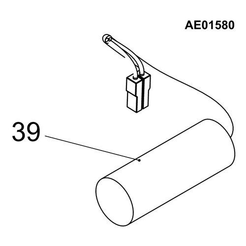 GIBIDI P9AE0158050 00050-CONDENS.25 MF -CAVO BIP.+FASTON 35X94