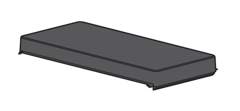 INIM "BXS BACK BOX CAPS (BL" Copertura per box posteriore rivelatore BXS - colore nero
