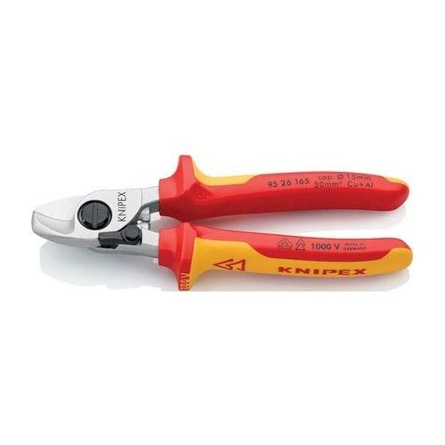 KNIPEX 95 26 165 SB Cable cutter with return spring