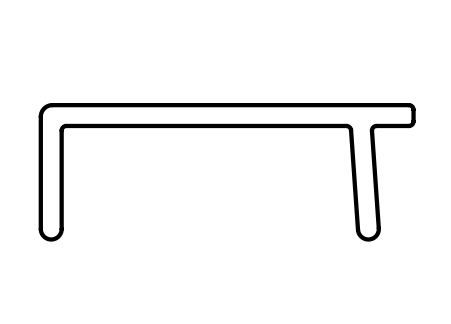 FAAC 105816 PLASTIC PROFILE L= 5,100 MM TK20
