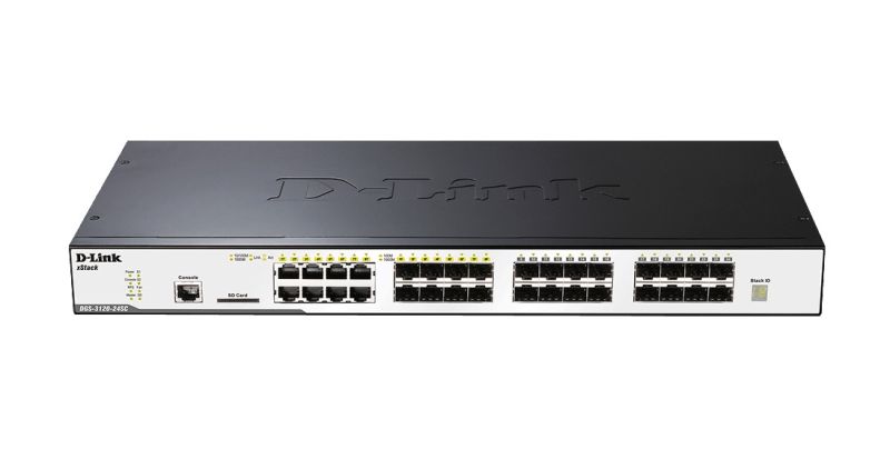 D-LINK DGS-3120-24SC STACKABLE 24PORT SFP L2 GIGE SW