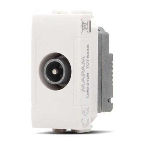 MT DISTRIBUZIONE ART-F834BI TV OUTLET PASSANTE ART WHITE