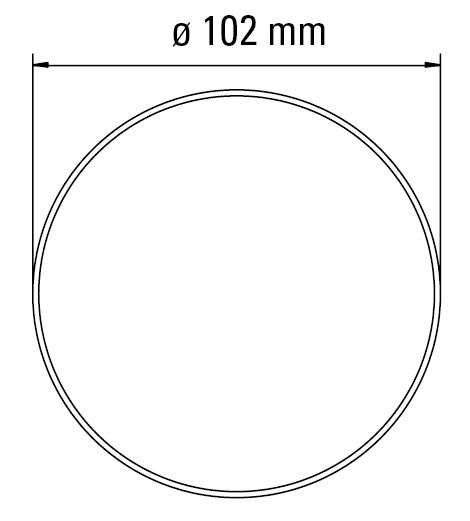 FAAC 132223 ADAPTER FOR ROUND TUBE 102