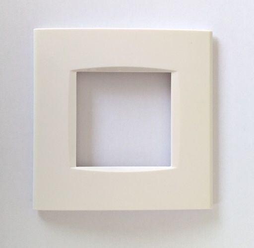 MT DISTRIBUZIONE 8002-01 Placca Tecnopolimero Art 8002-01 2P Bianco
